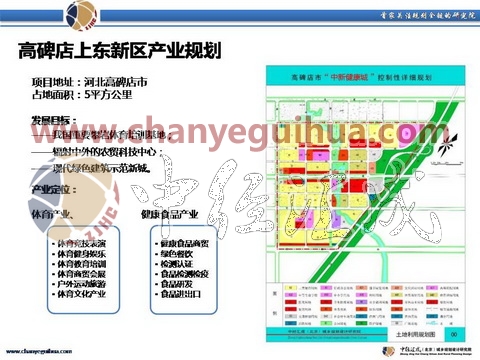 河北高碑店上东新区产业规划图片